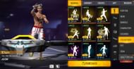 The list of emotes up for grabs (Image via Garena)